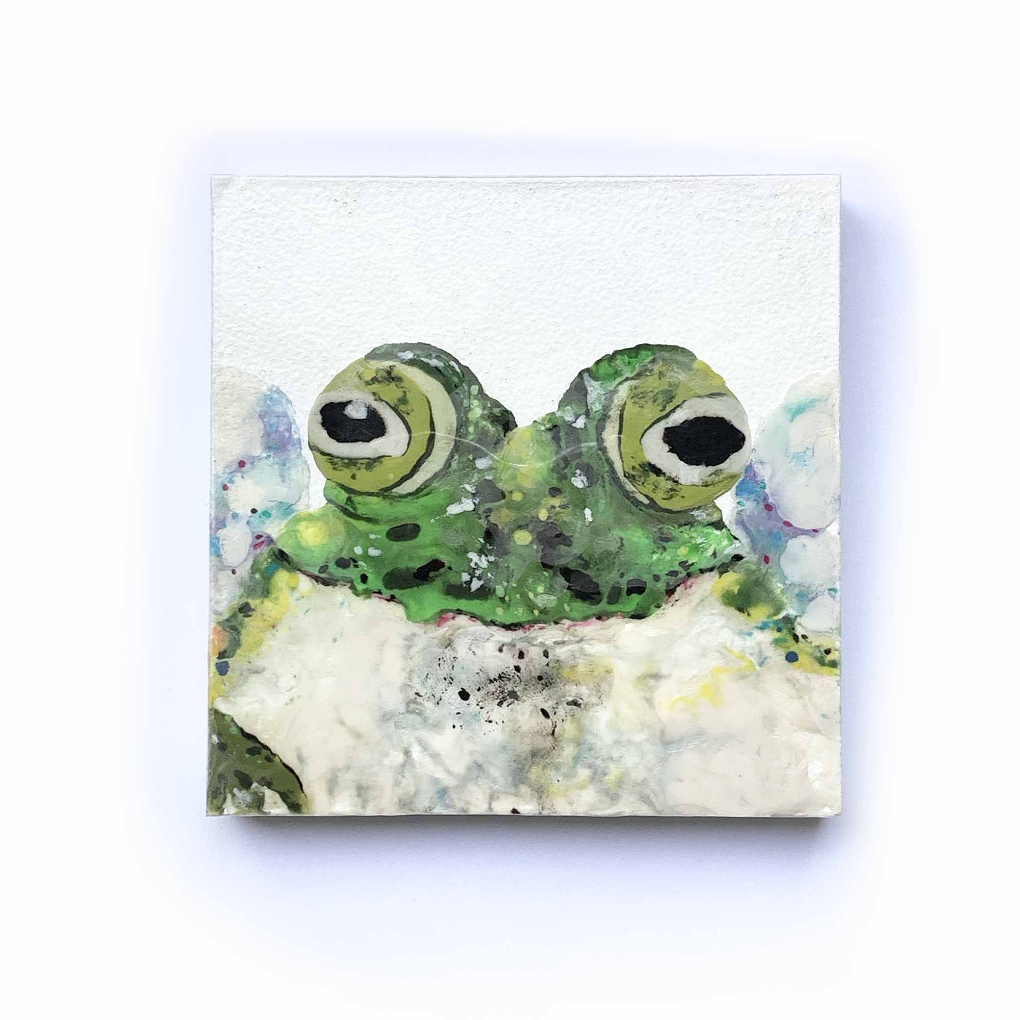 Objekt - Serie Quetschobjekte - Quetschfrösche - Laubfrosch - 11 x 11,1 x 1,7 cm