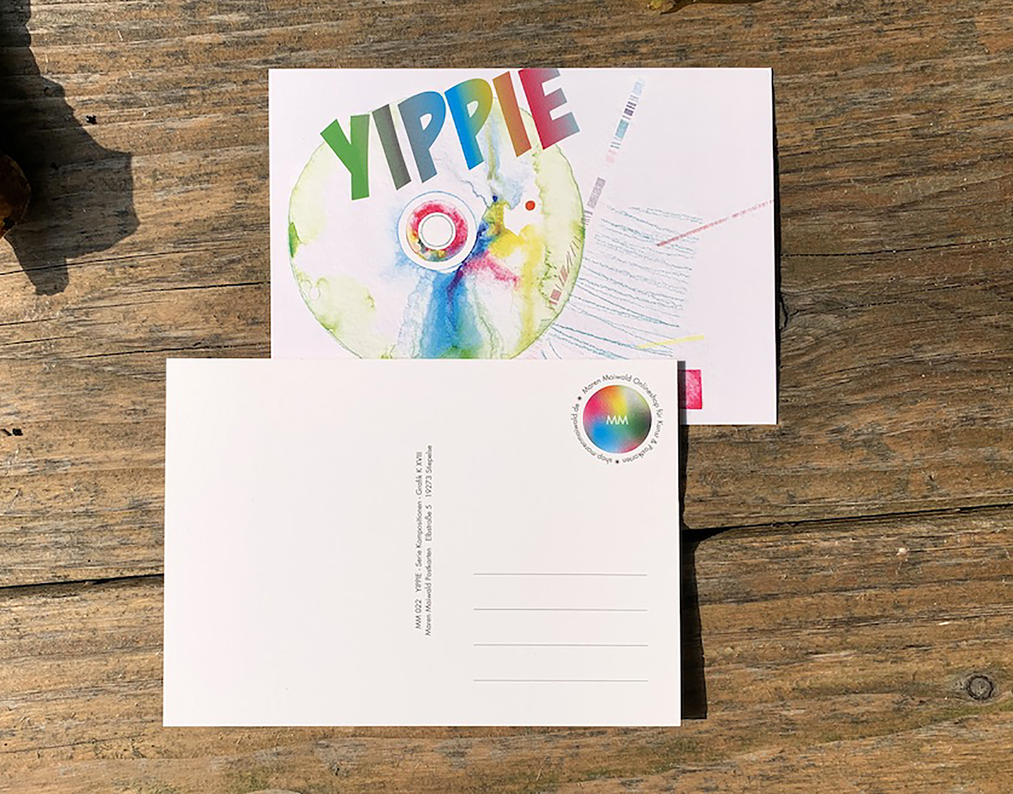 Postkarte - YIPPIE